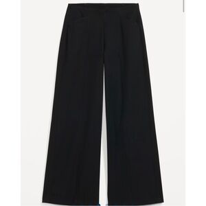 Old Navy High-Waisted Pull-On Pixie Wide-Leg Pants Black XS